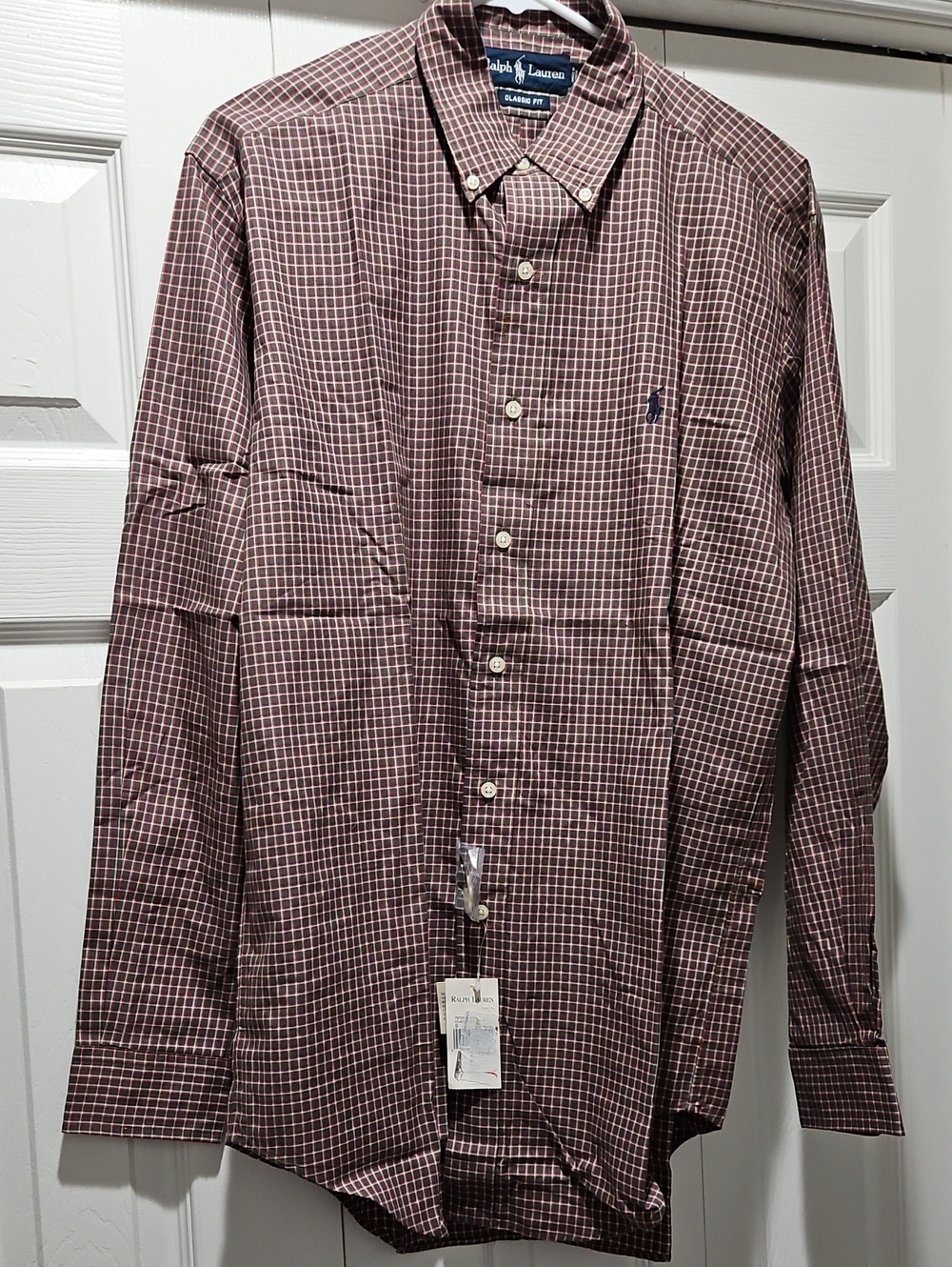 NWT Polo Ralph Lauren Men's  Classic Fit Long Sleeve Button